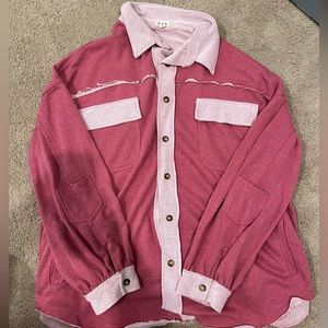 JustKassShop pink Shacket